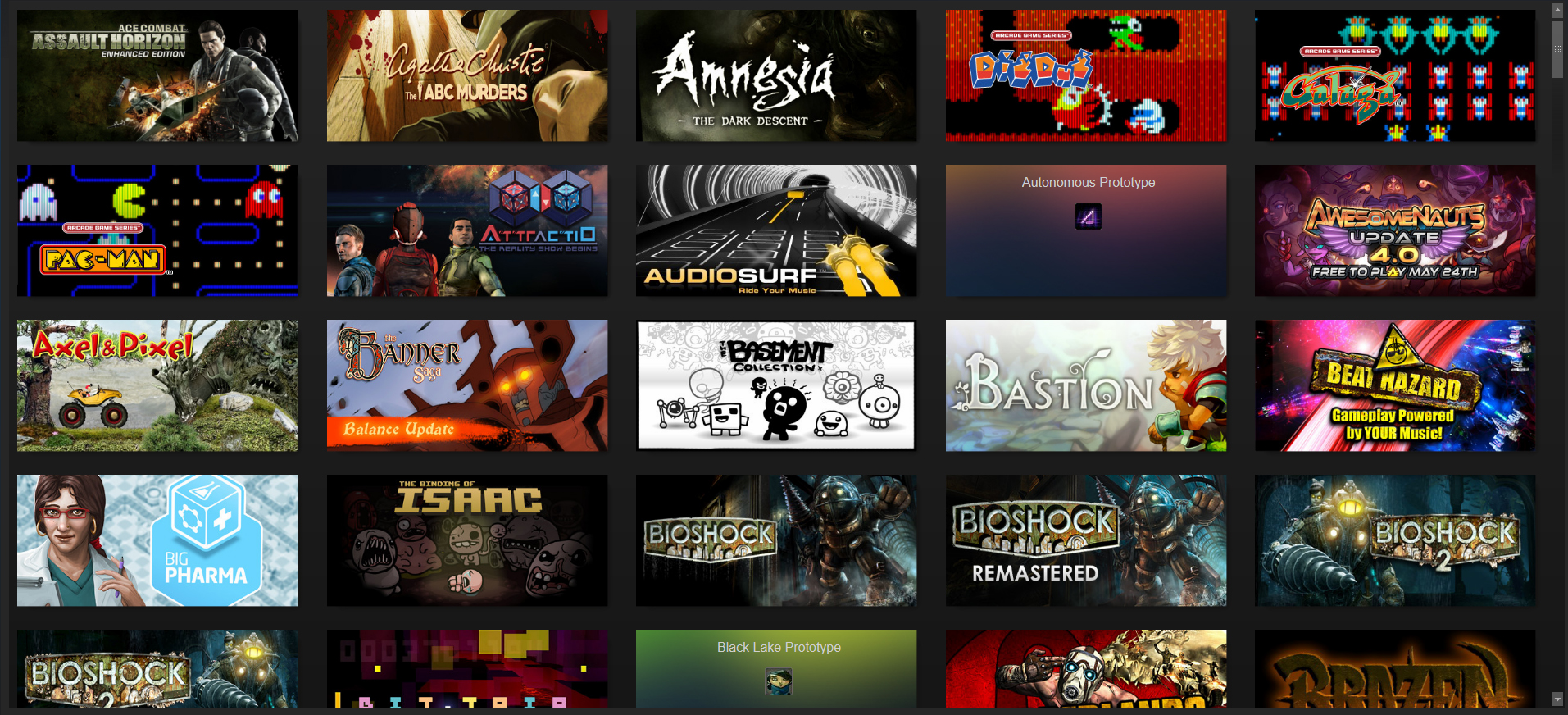 From Ace Combat to Zeno Clash – A Critical View of My Steam Backlog